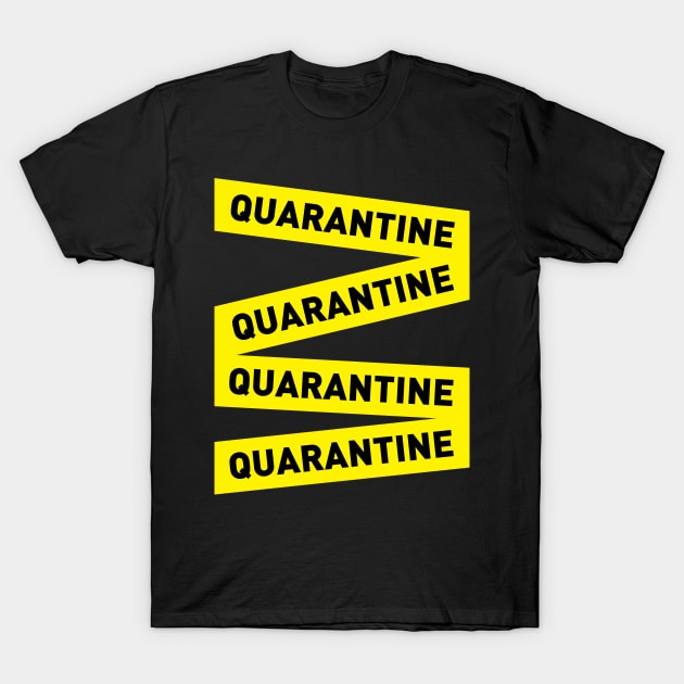 Quarantine Tape T-Shirt by chawlie